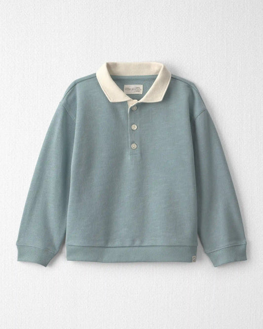 Toddler Boy Organic Cotton French Terry Polo