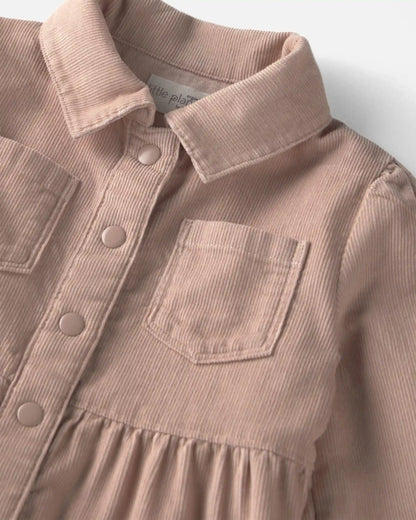 Toddler Girl Organic Cotton Corduroy Dress