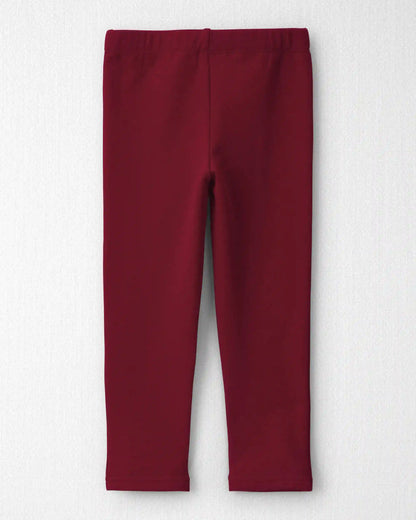 Toddler Girl 2-Pack Fleece Leggings Made with Organic Cotton