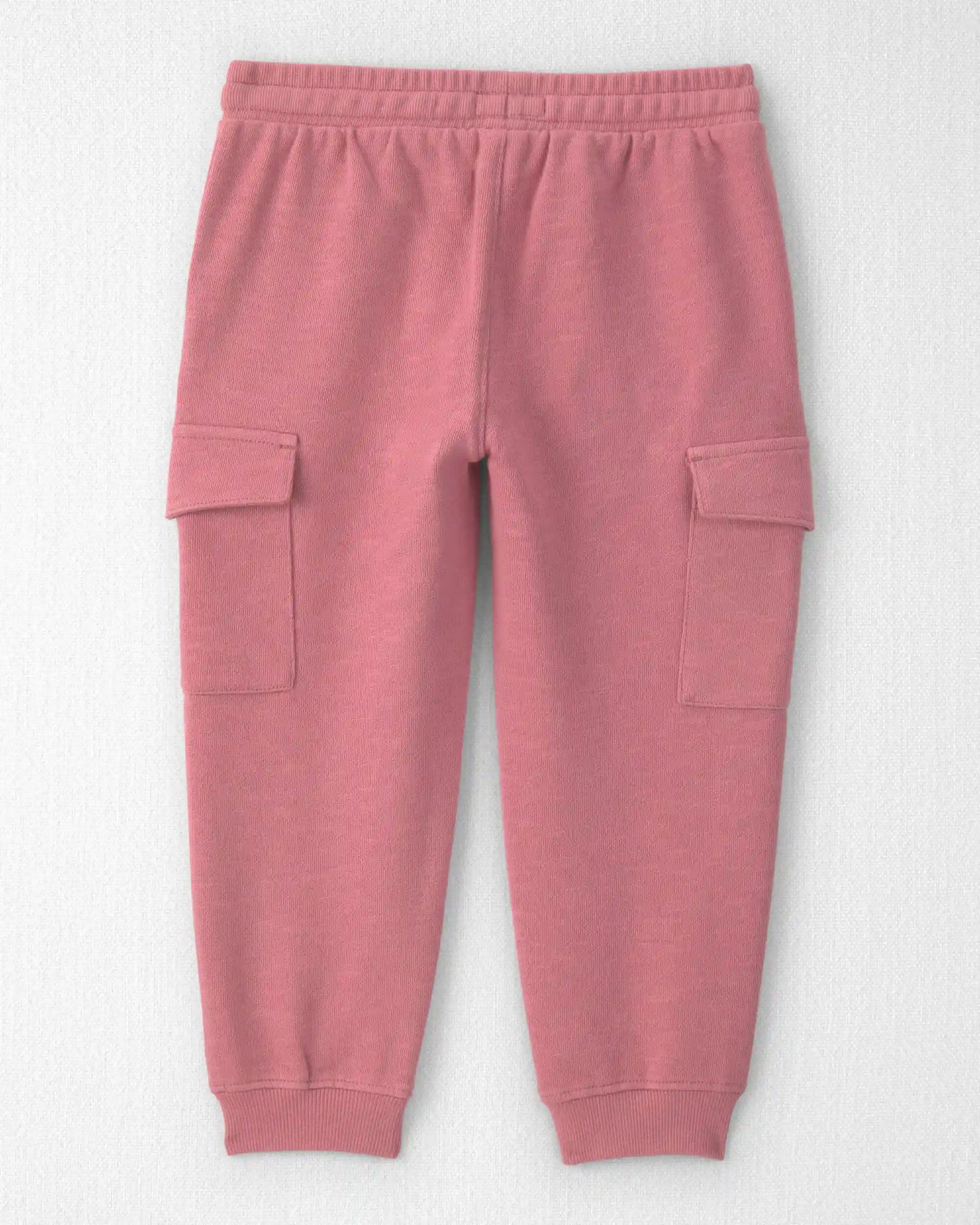Toddler Girl Organic Cotton French Terry Cargo Pants
