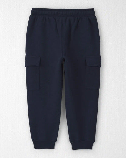Toddler Boy Organic Cotton French Terry Cargo Pants