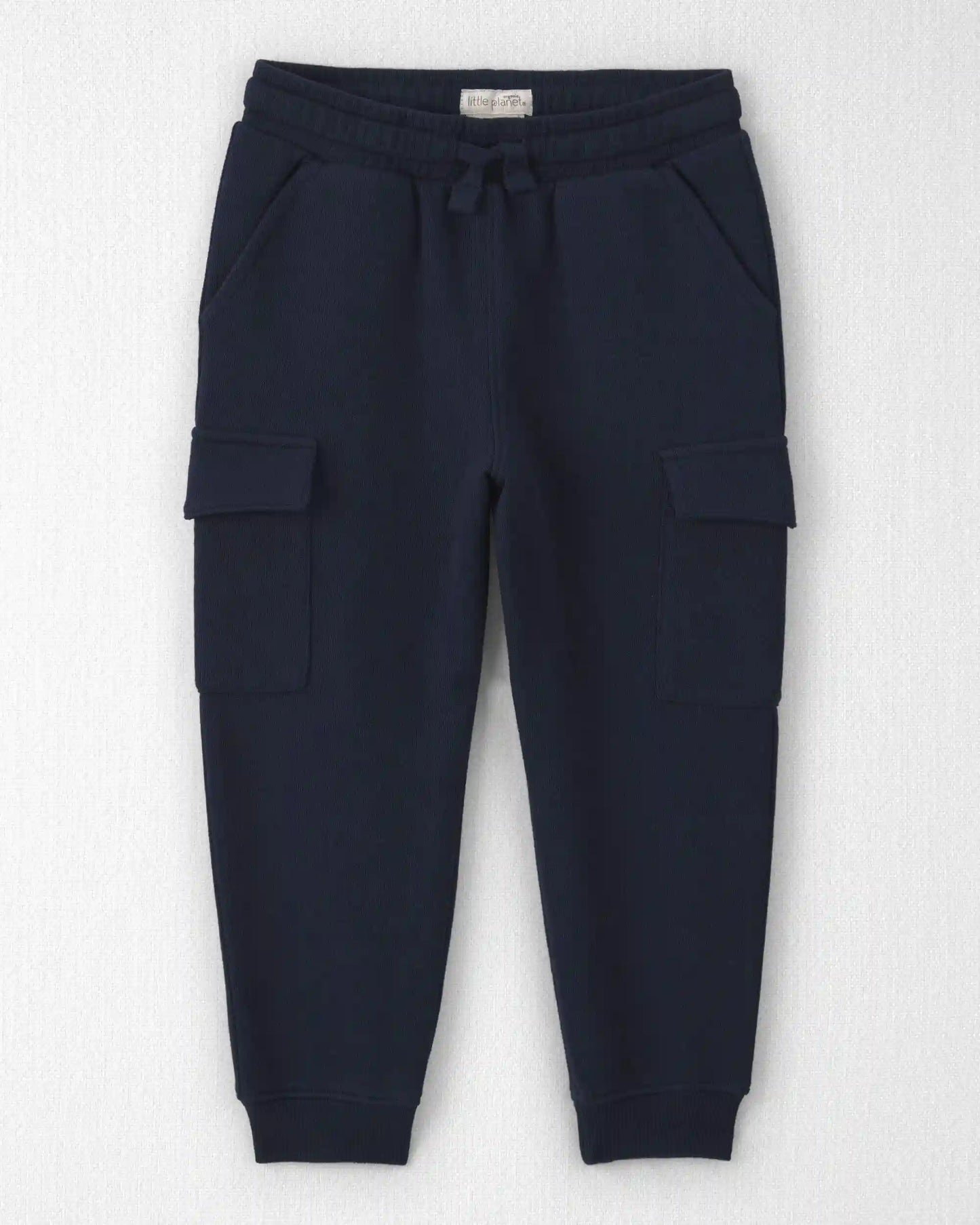 Toddler Boy Organic Cotton French Terry Cargo Pants