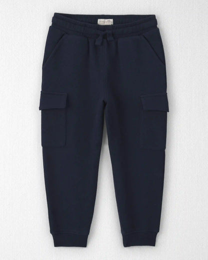 Toddler Boy Organic Cotton French Terry Cargo Pants