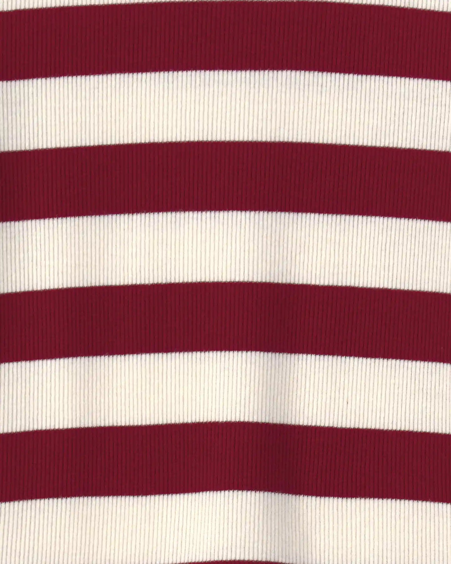 Toddler 2-Piece Organic Cotton Ribbed Pajamas in Stripes