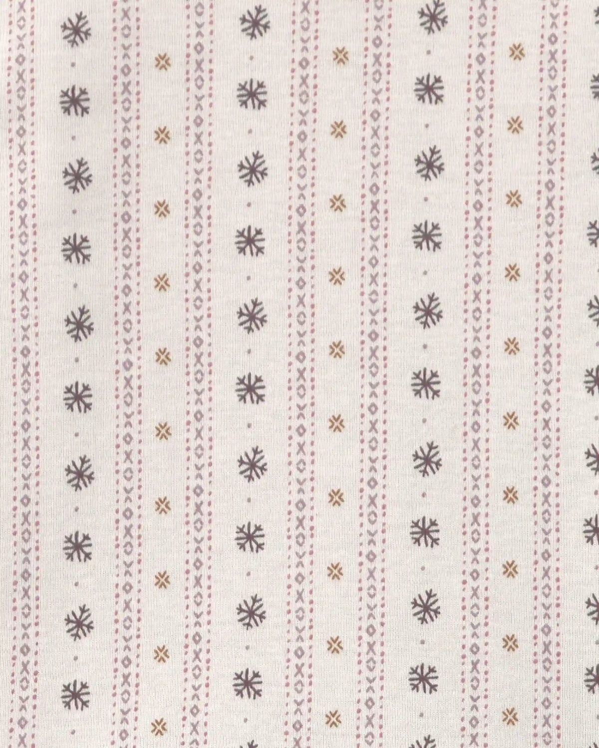 Toddler Girl 2-Piece Organic Cotton Pajamas in Snowflakes