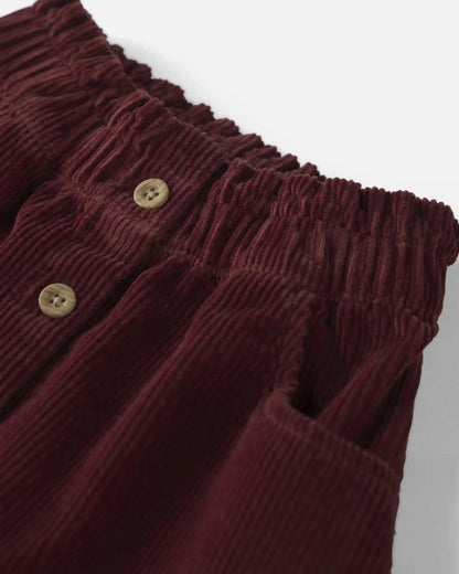 Toddler Girl Organic Cotton Corduroy Skirt