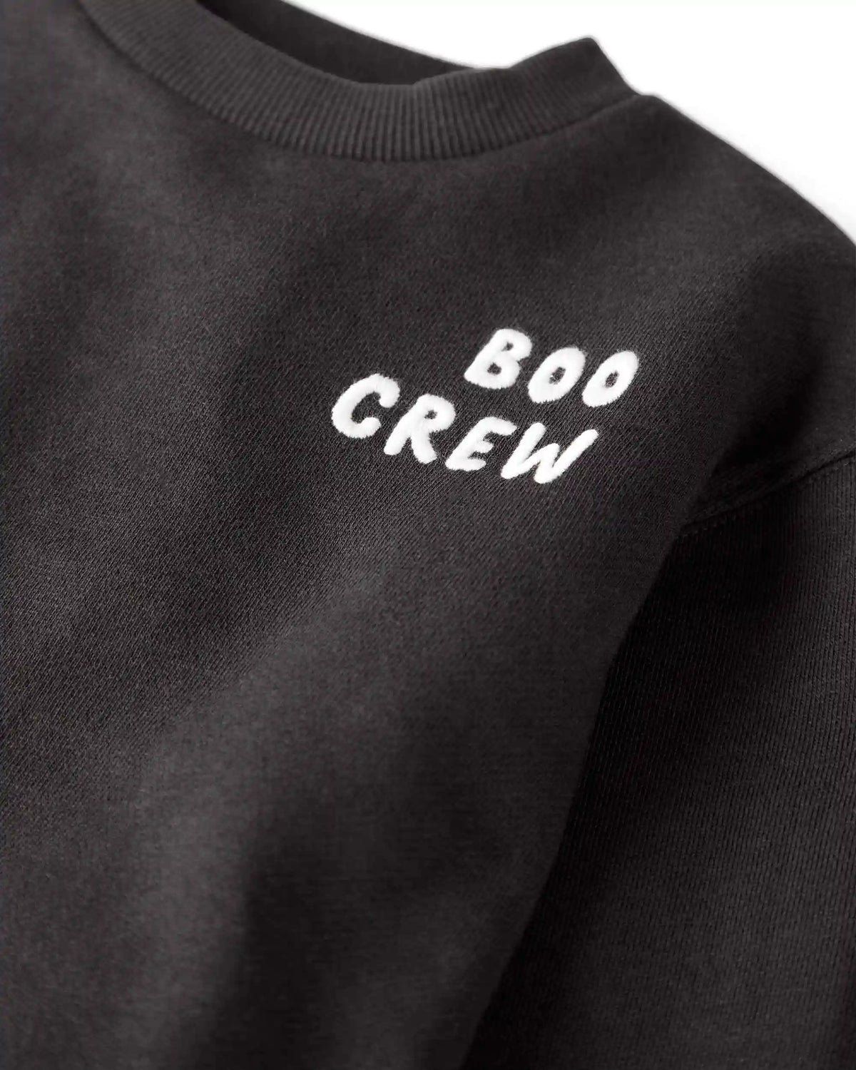 Toddler Organic Cotton 'Boo Crew' French Terry Sweatshirt