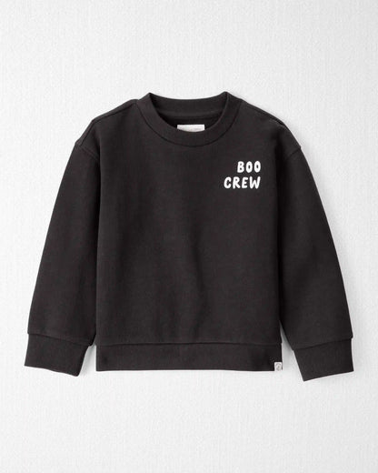 Toddler Organic Cotton 'Boo Crew' French Terry Sweatshirt