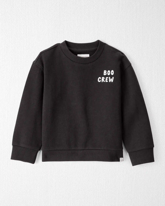 Toddler Organic Cotton 'Boo Crew' French Terry Sweatshirt