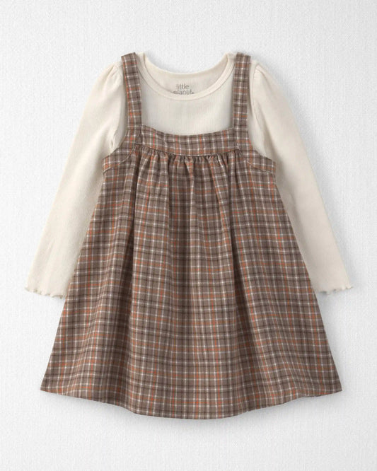 Toddler Girl 2-Piece Organic Cotton Jumper Set