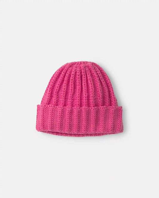 Toddler Girl Ribbed Beanie - Pink