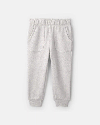 Toddler Boy 2-Piece Walrus Fleece Hoodie & Pant Set - Blue/Grey