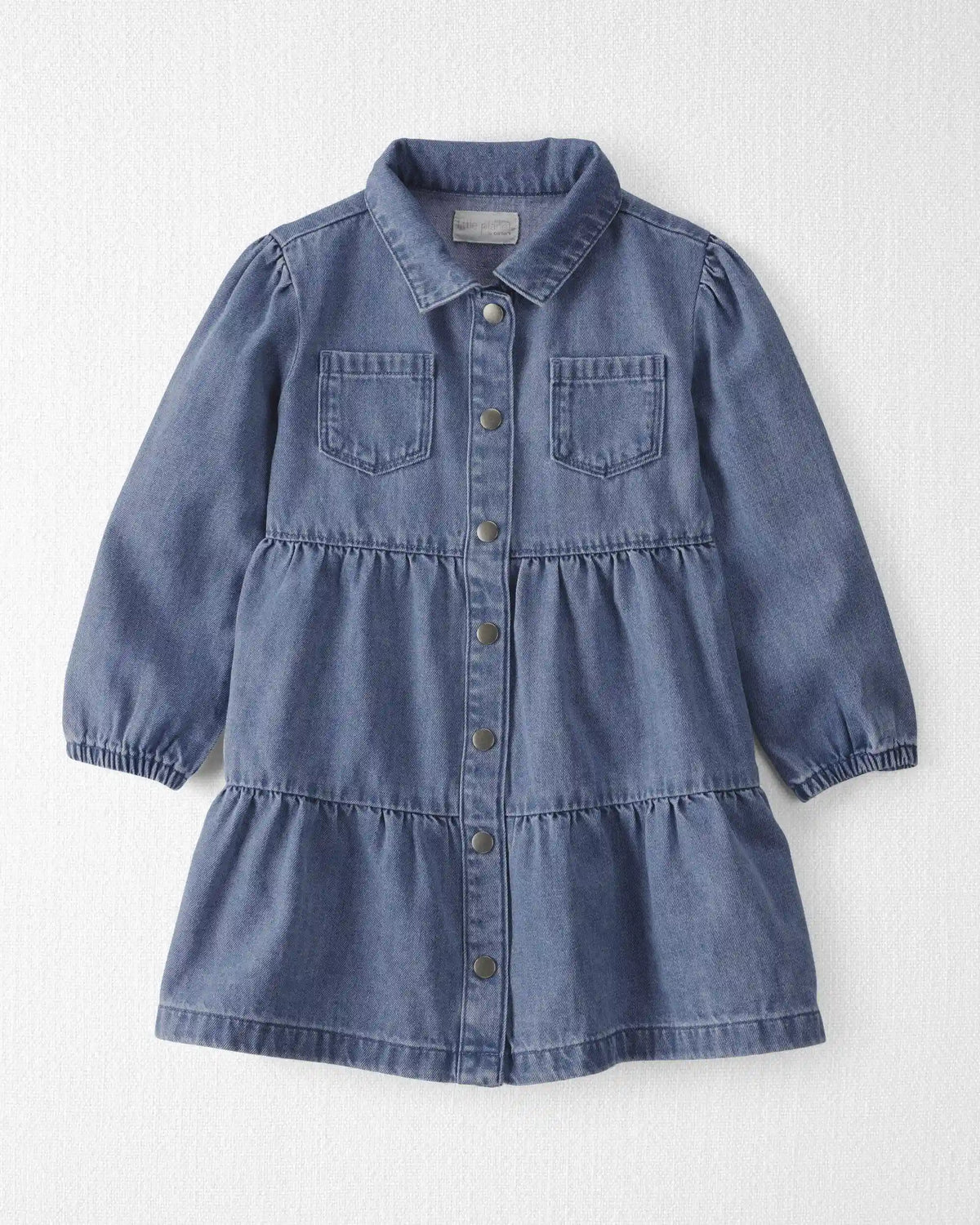 Toddler Girl Organic Cotton Denim Dress