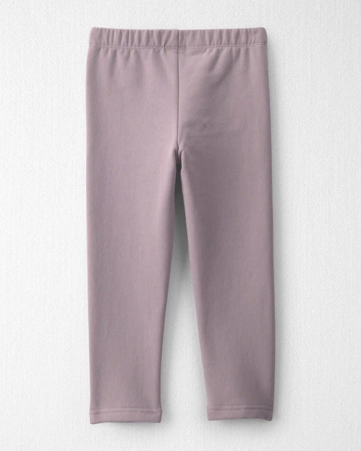 Toddler Girl 2-Pack Recycled Fleece Leggings Made with Organic Cotton