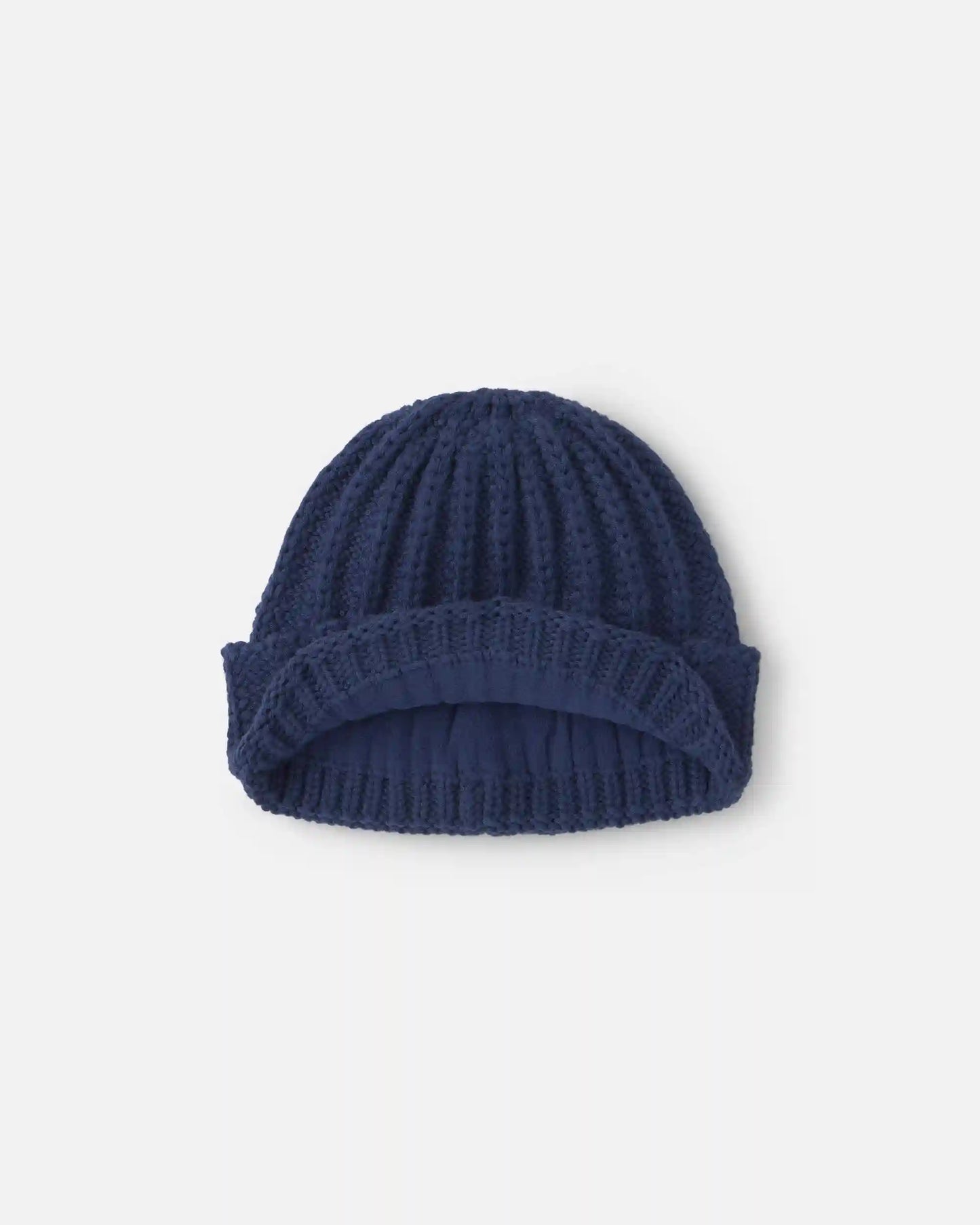 Toddler Boy Ribbed Beanie - Navy