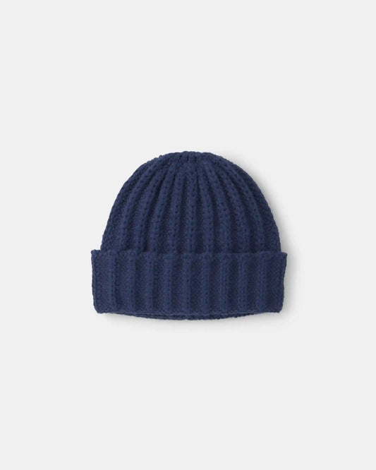 Toddler Boy Ribbed Beanie - Navy