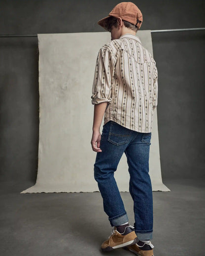 Kid Dark Wash Straight-Leg Jeans