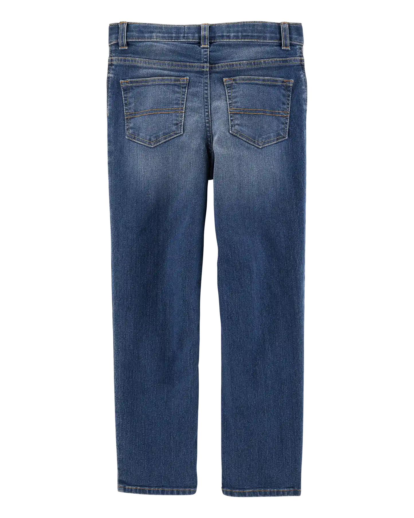 Kid Medium Blue Wash Straight-Leg Jeans