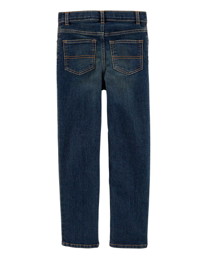 Kid Slim Straight Leg Heritage Wash Jeans