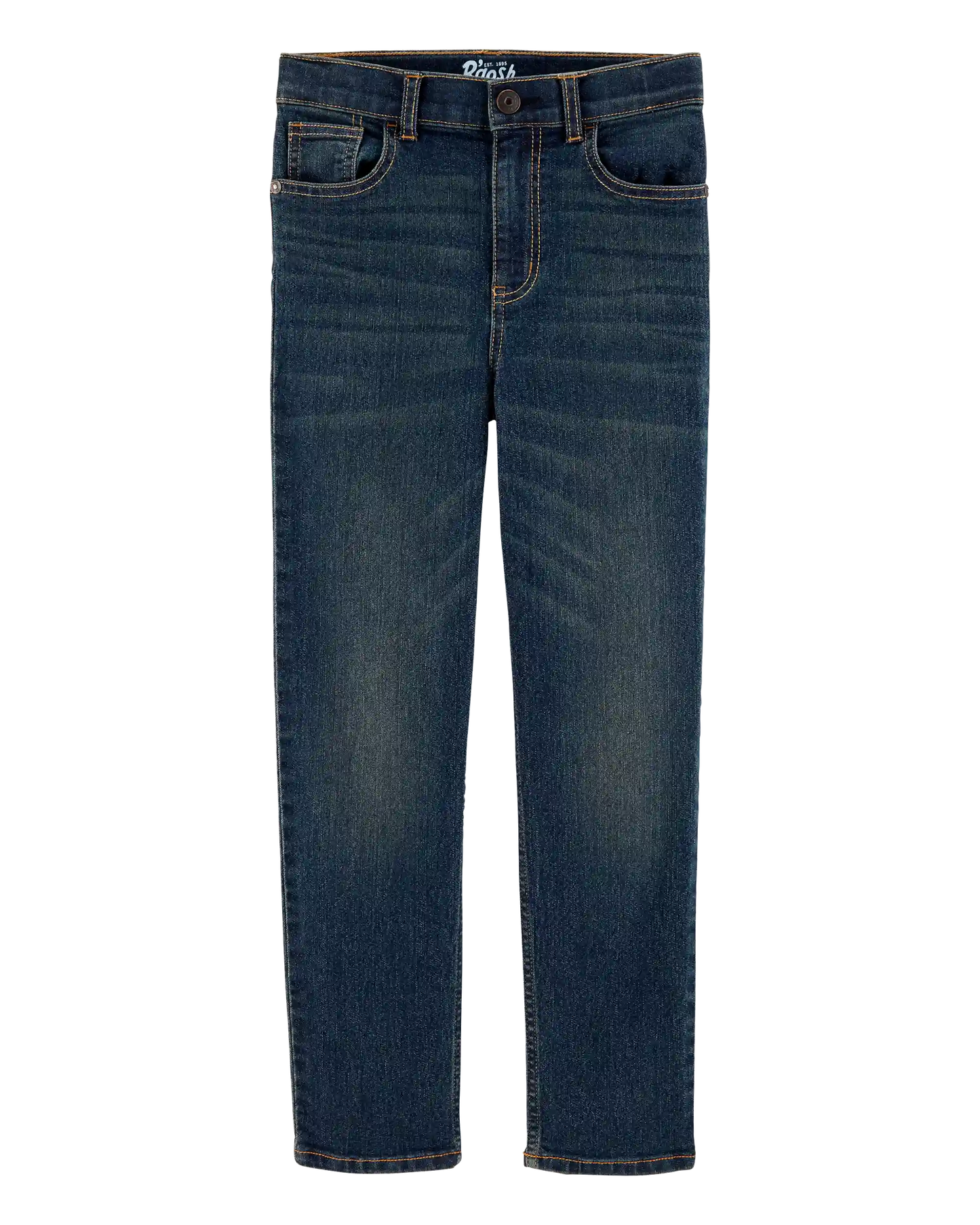 Kid Slim Straight Leg Heritage Wash Jeans