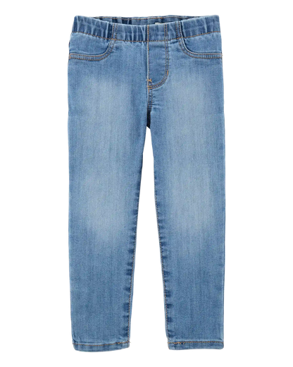 Kid Medium Blue Wash Skinny-Leg Jegging