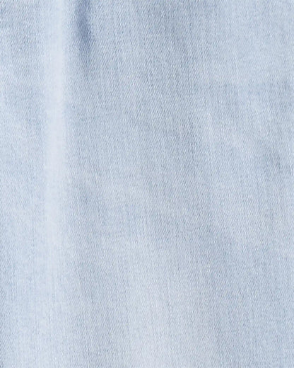 Kid Light Blue Ice Wash Skinny-Leg Jeans