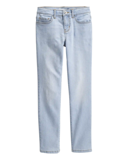 Kid Light Blue Ice Wash Skinny-Leg Jeans