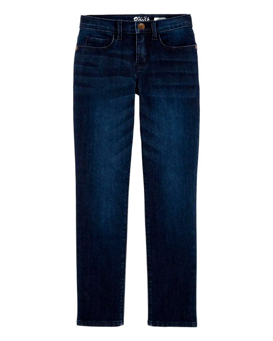 Kid Dark Wash Slim-Fit Skinny-Leg Jeans