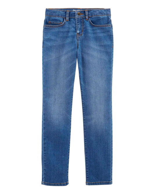 Kid Medium Blue Wash Slim-Fit Skinny-Leg Jeans