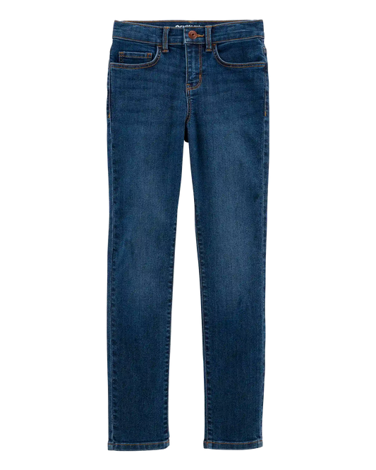 Kid Dark Blue Wash Super Skinny-Leg Jeans