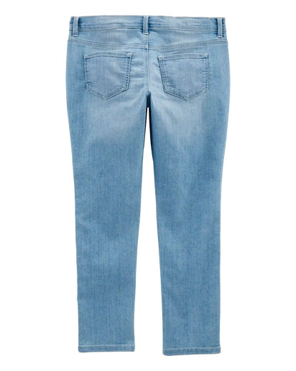 Kid Light Blue Wash Super Skinny-Leg Jeans