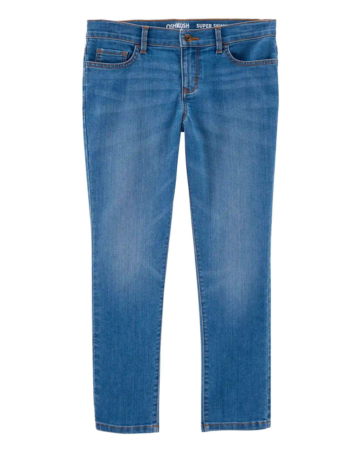 Kid Medium Blue Wash Plus-Fit Skinny-Leg Jeans