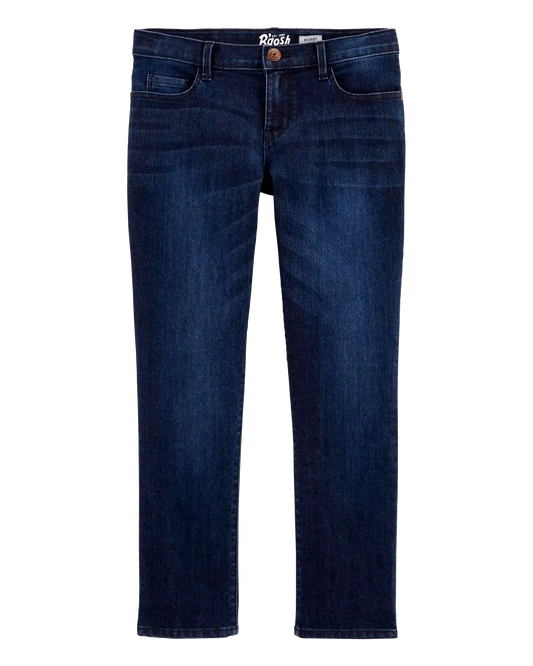 Kid Dark Wash Plus-Fit Skinny-Leg Jeans