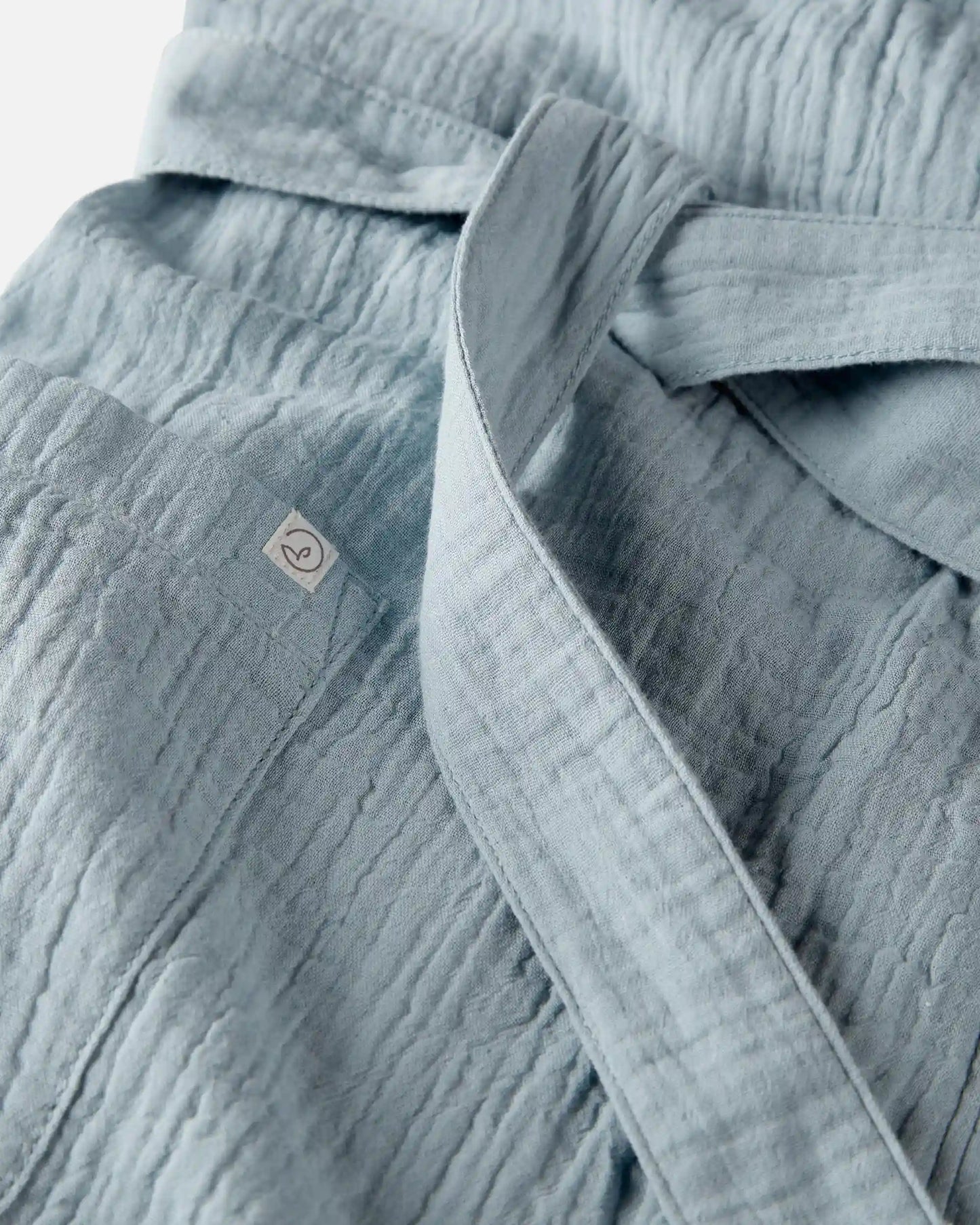 Adult Organic Cotton Gauze Robe