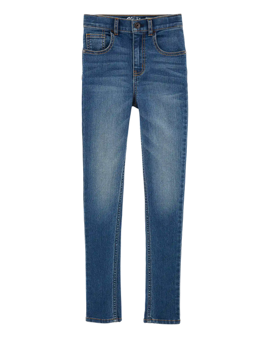 Kid Medium Blue Wash Skinny-Leg Jeans