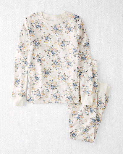 Girls Organic Cotton Pajamas Set