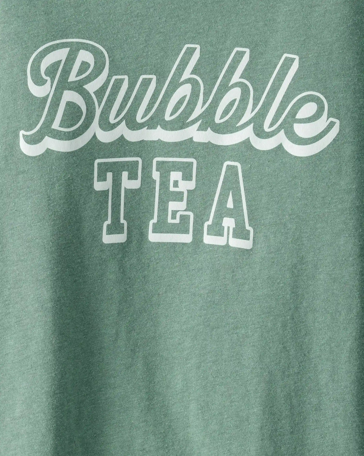 Girls Bubble Tea Short-Sleeve Graphic Tee - Green