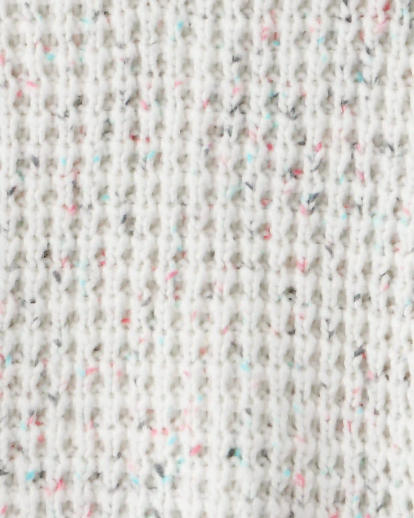 Girls Confetti Sweater - Cream