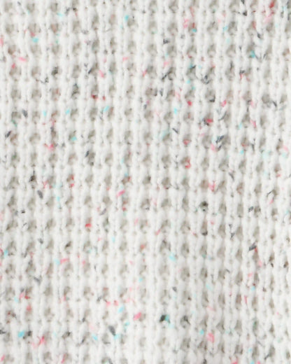 Girls Confetti Sweater - Cream