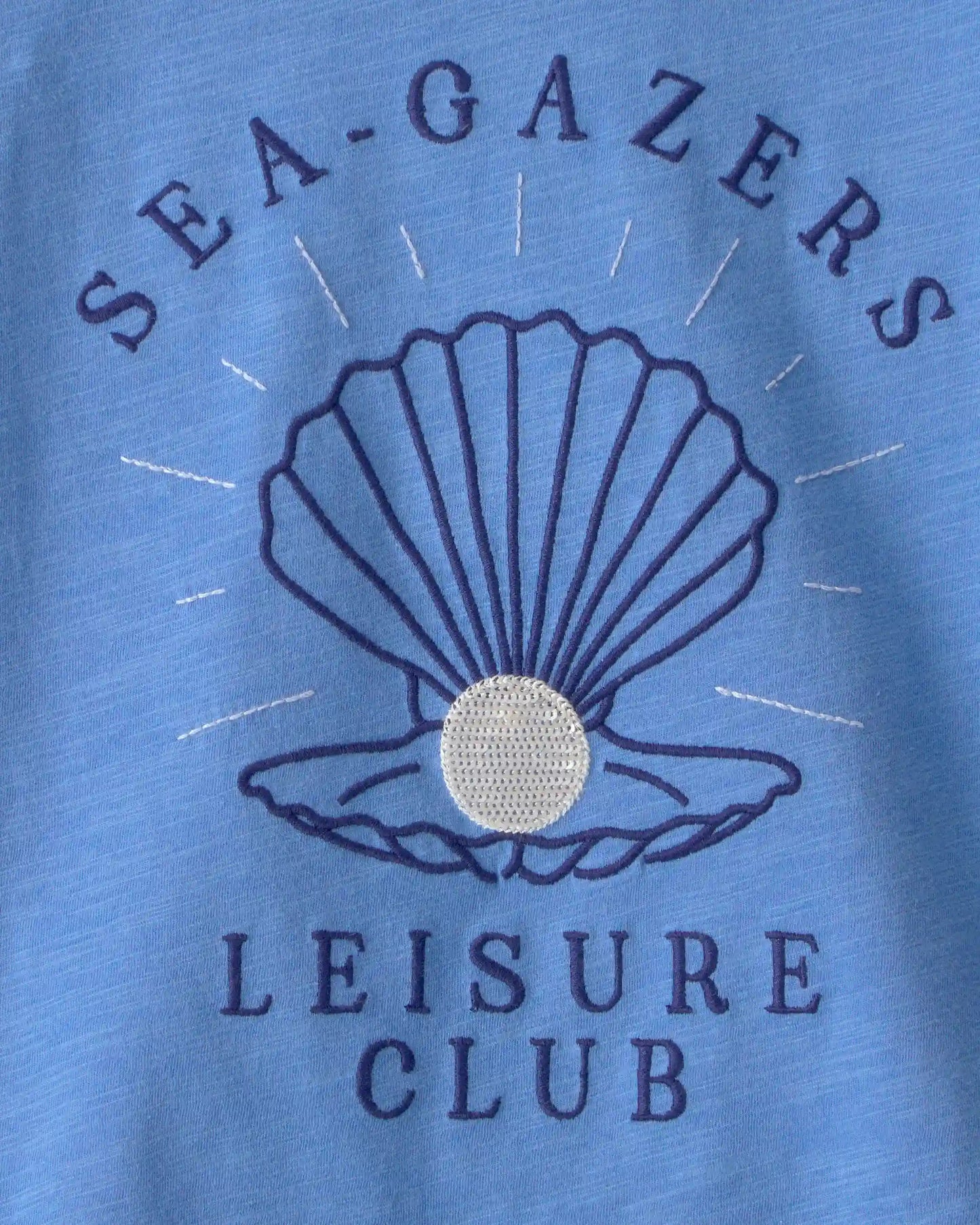 Girls Seashell Top - Blue