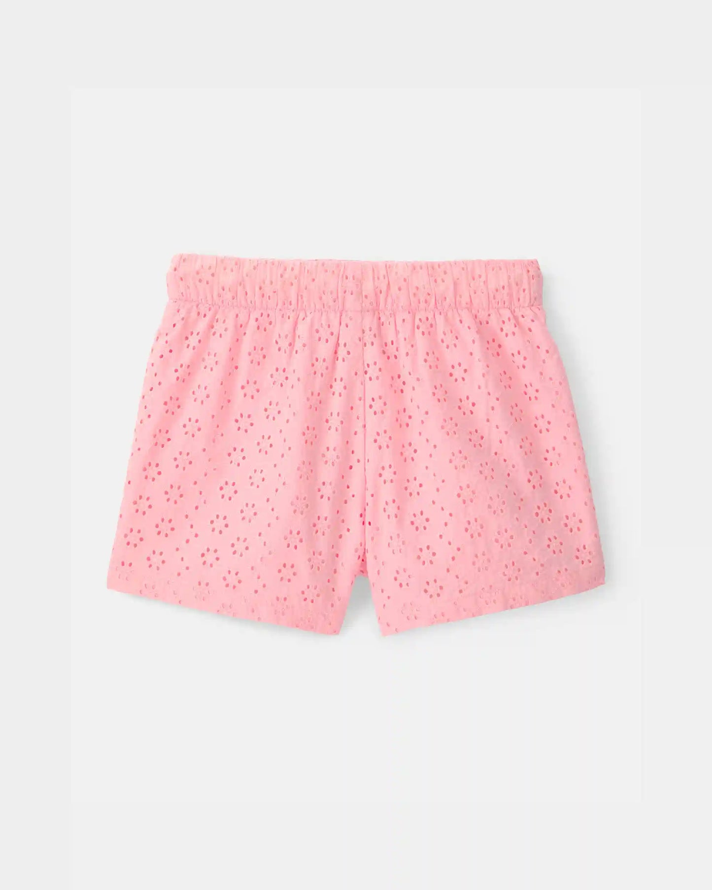 Girls Eyelet Shorts - Pink
