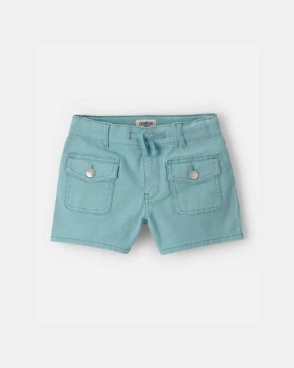 Girls Utility Shorts - Blue