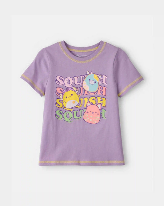 Girls Squishmallow Graphic Tee - Purple