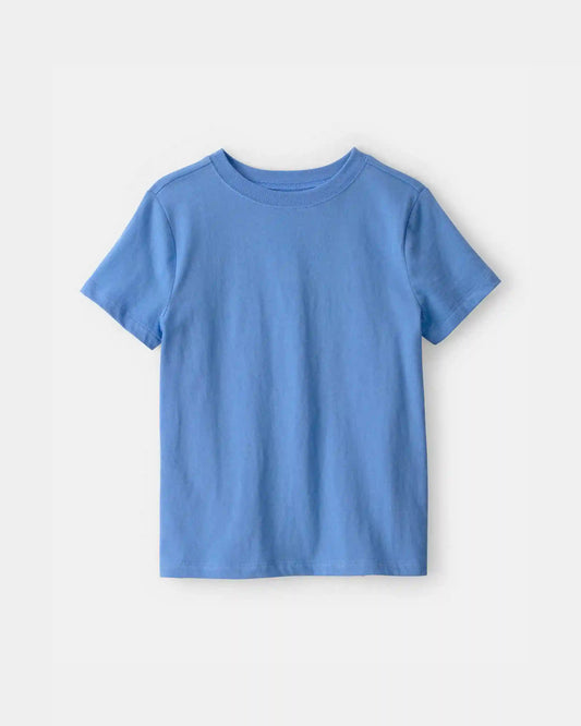 Kids Solid T-Shirt - Blue