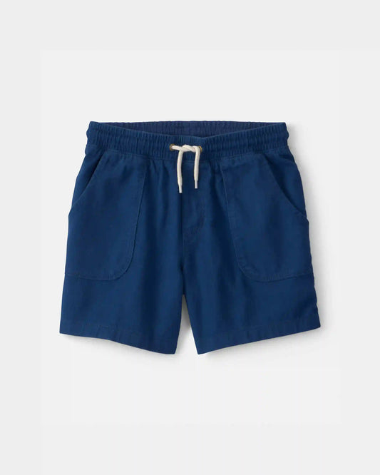 Boys Twill Shorts - Blue