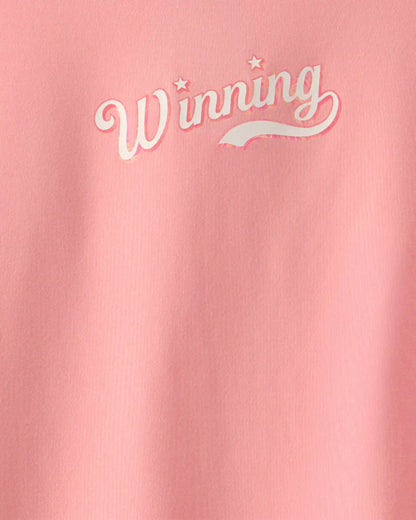 Girls 'Winning' Active Top - Orange