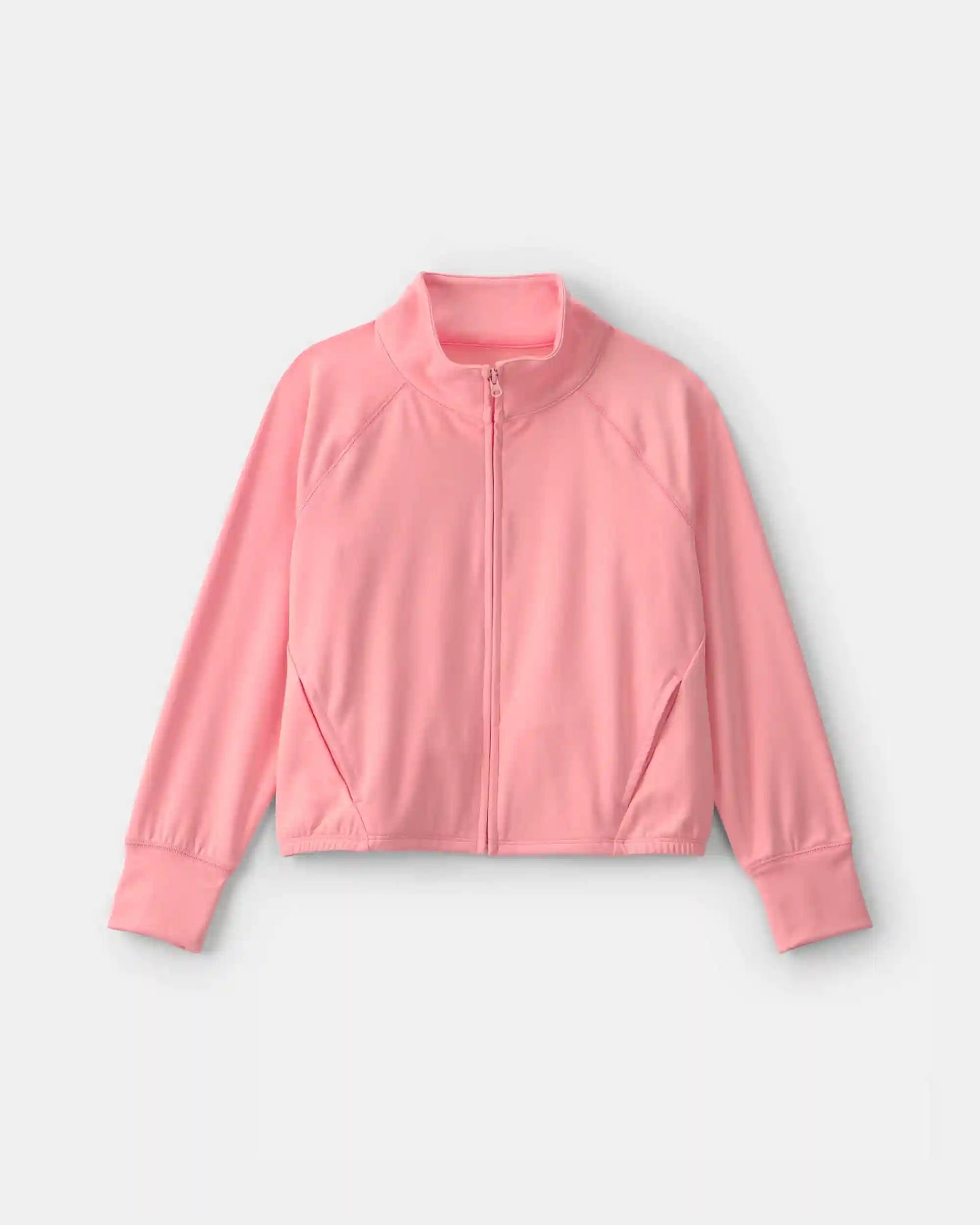 Girls Active Zip-Up Jacket - Pink