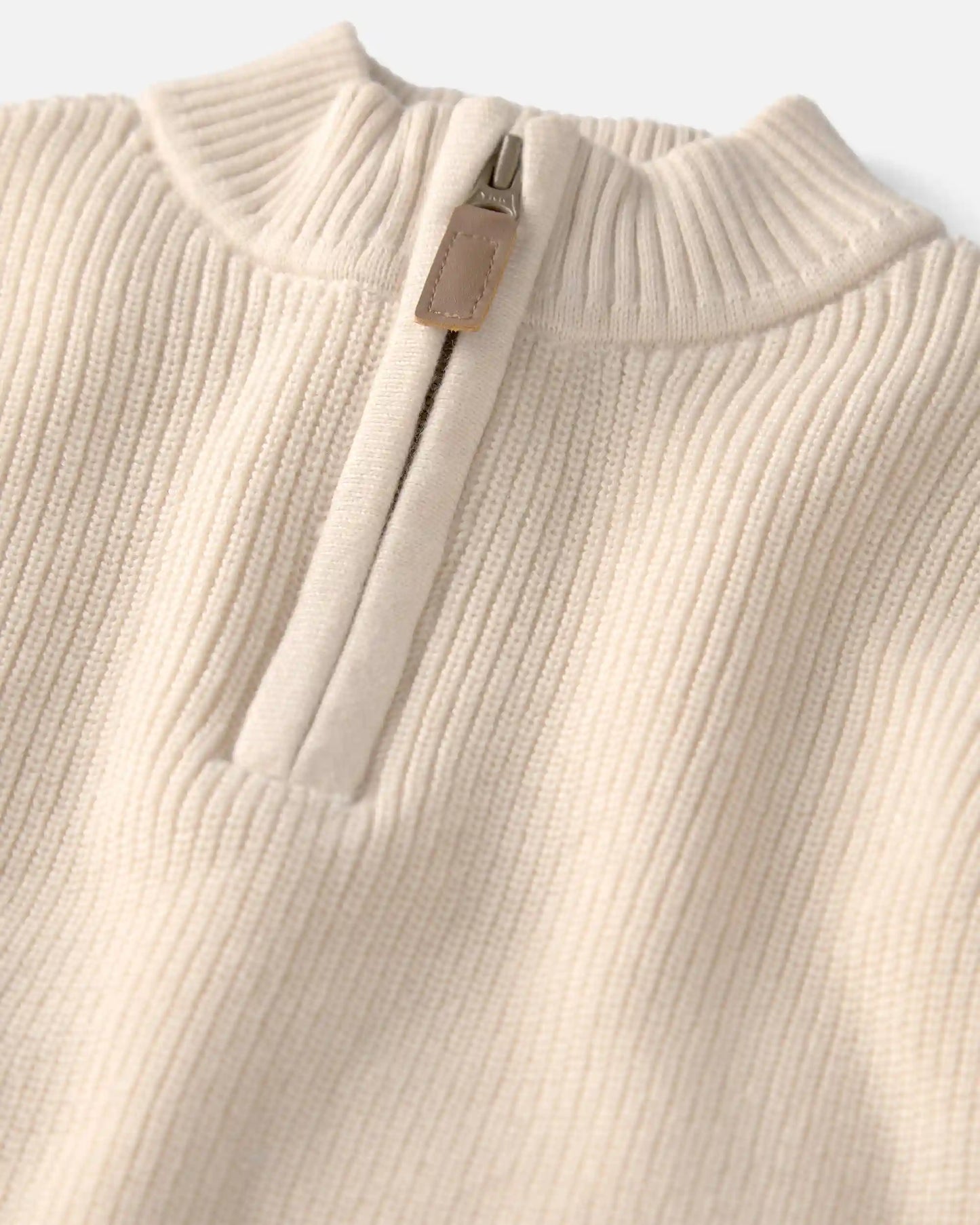 Kids Organic Cotton Quarter-Zip Pullover