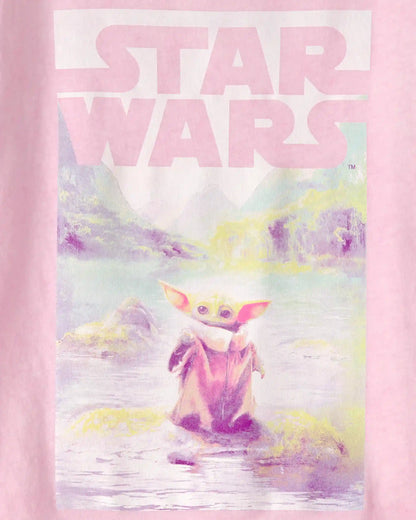 Girls Star Wars Graphic Tee - Pink