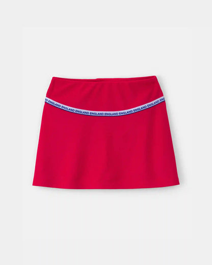 Girls Umbro England Active Skort - Red